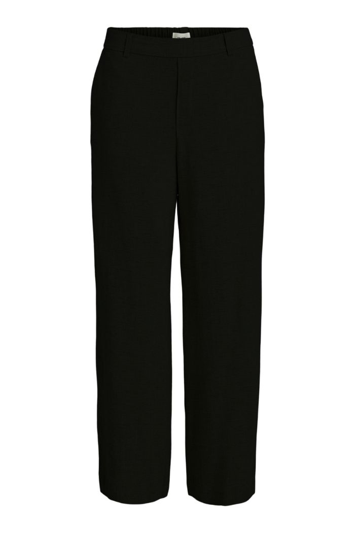Aline wide linen pants, Black